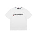 Moncler Grenoble Cotton Logo Tee |  White Casual Short Sleeve T-Shirt