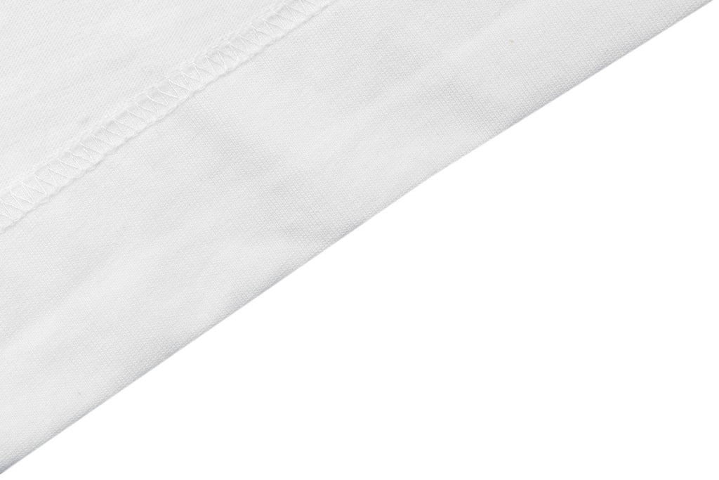 Moncler Grenoble Cotton Logo Tee |  White Casual Short Sleeve T-Shirt