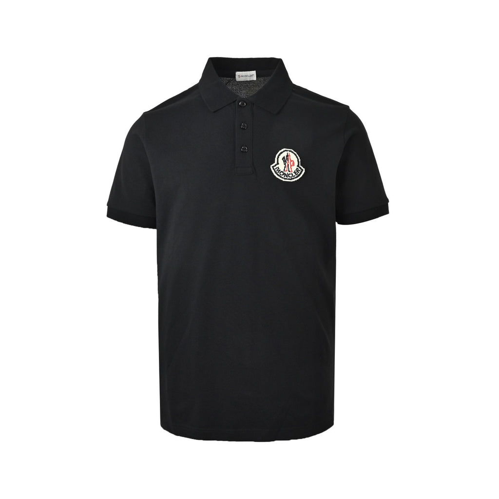 Moncler 25SS Classic Big Logo Short-Sleeve Polo Shirt