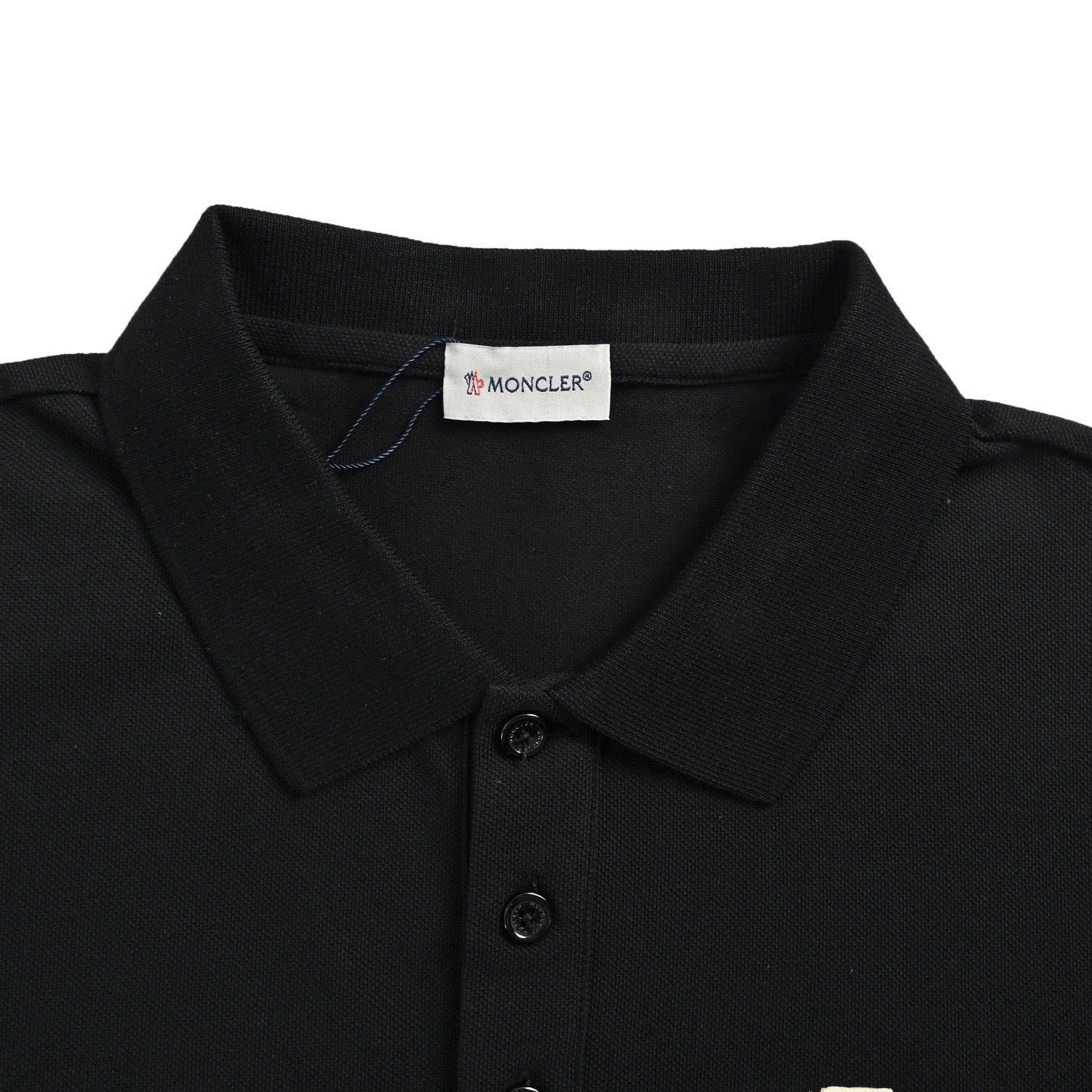 Moncler 25SS Classic Big Logo Short-Sleeve Polo Shirt