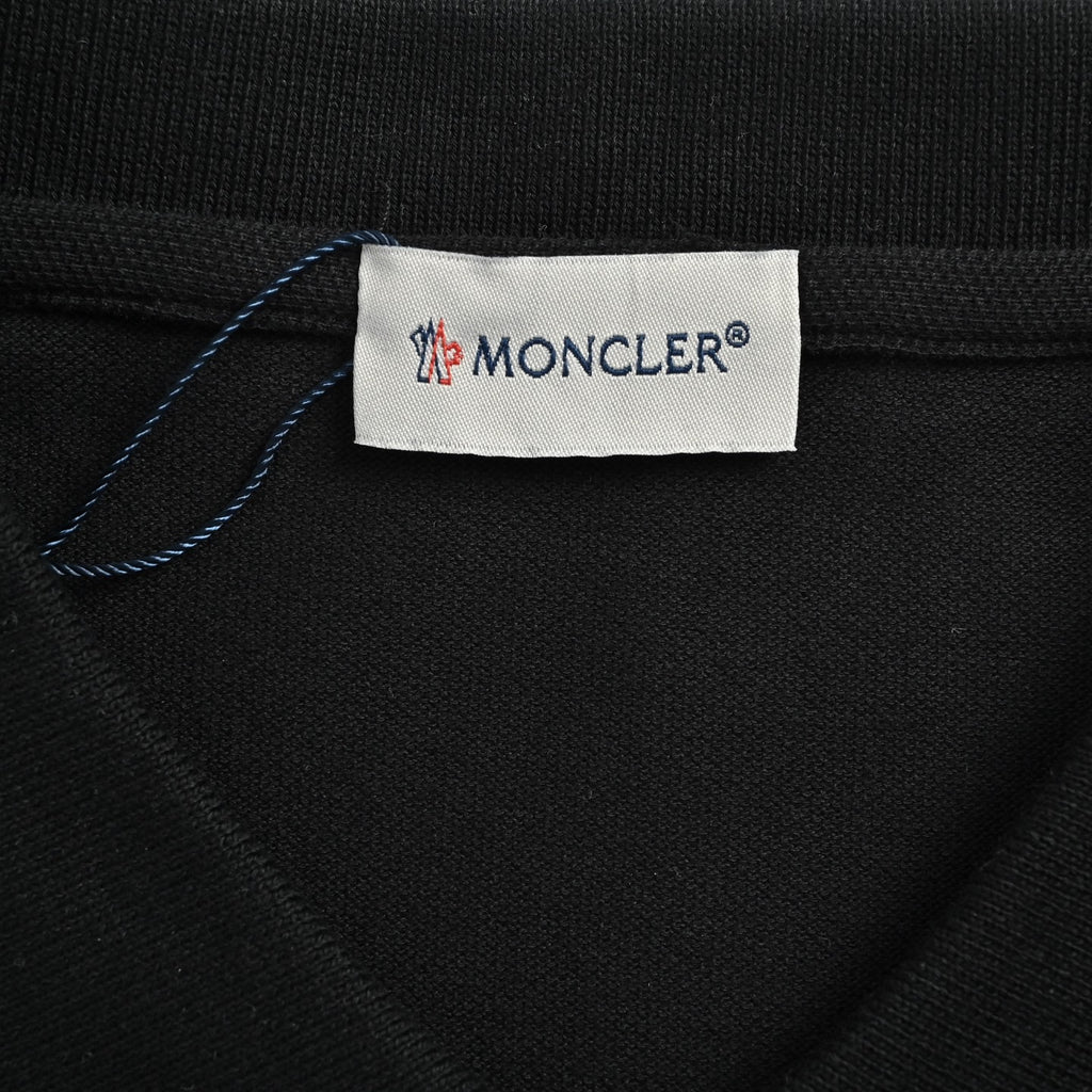 Moncler 25SS Classic Big Logo Short-Sleeve Polo Shirt