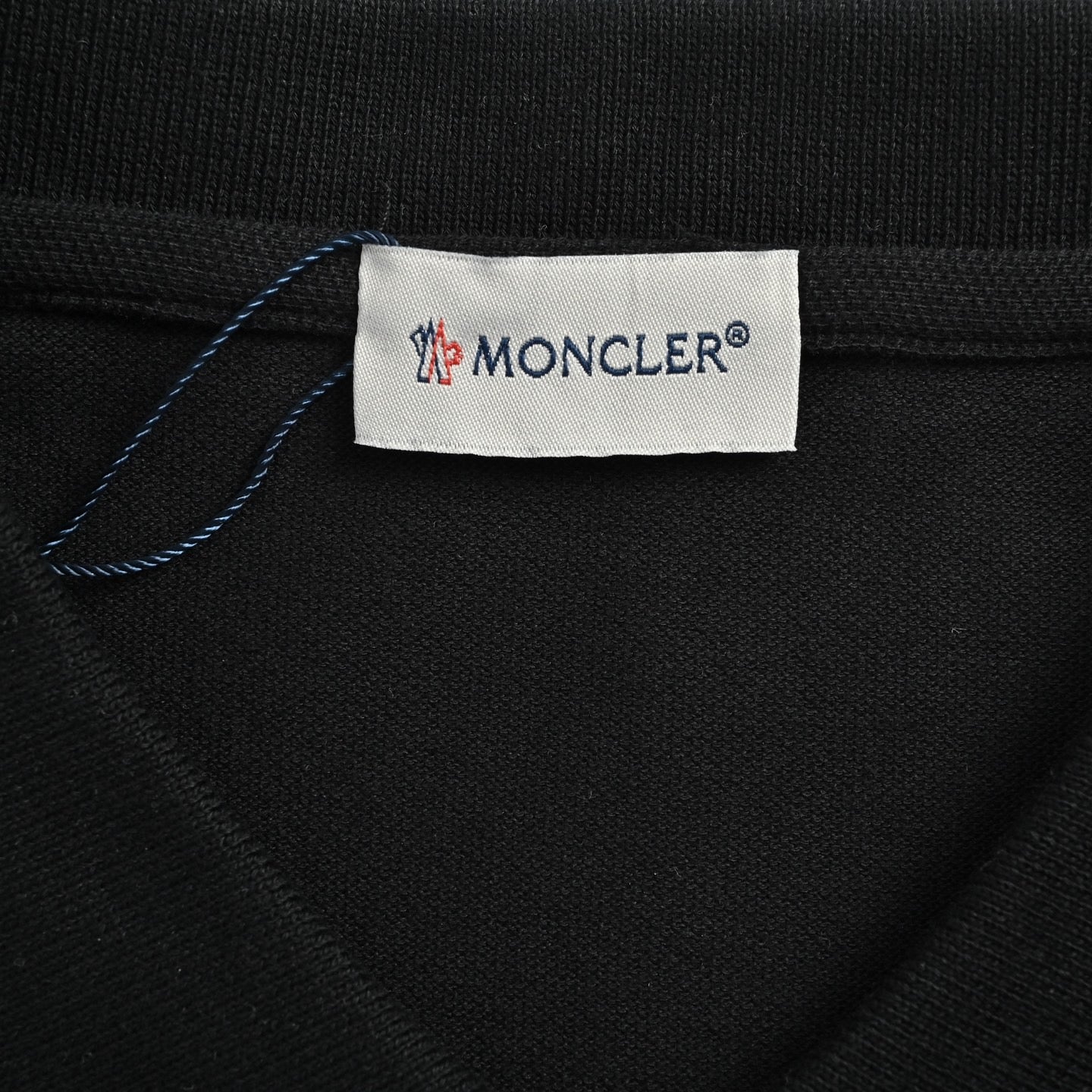 Moncler 25SS Classic Big Logo Short-Sleeve Polo Shirt