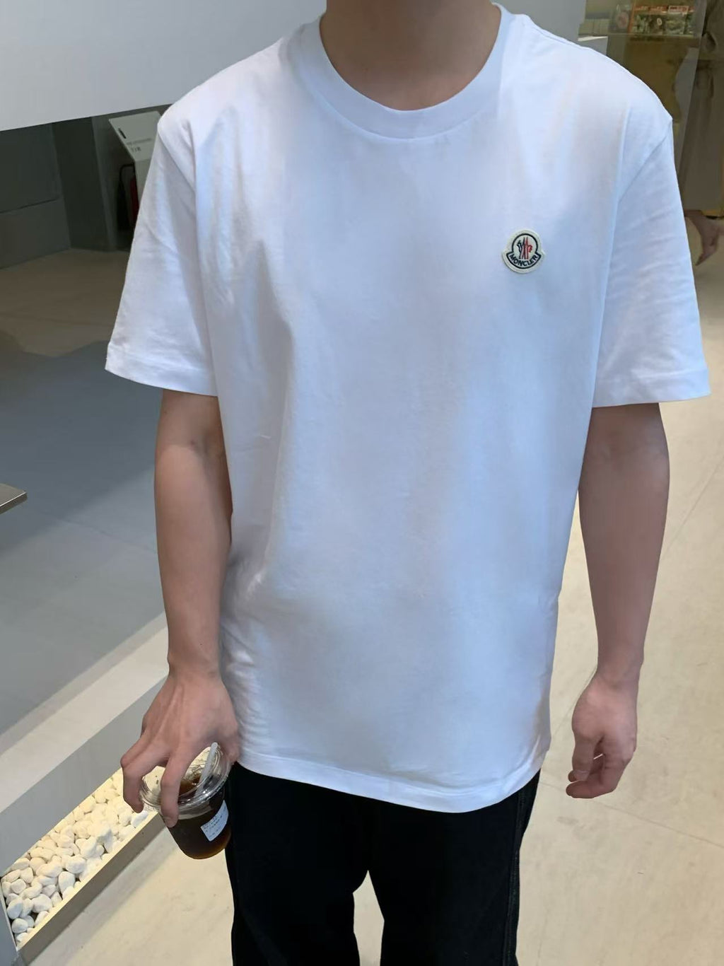 Moncler Classic Small Logo Short Sleeve T-Shirt