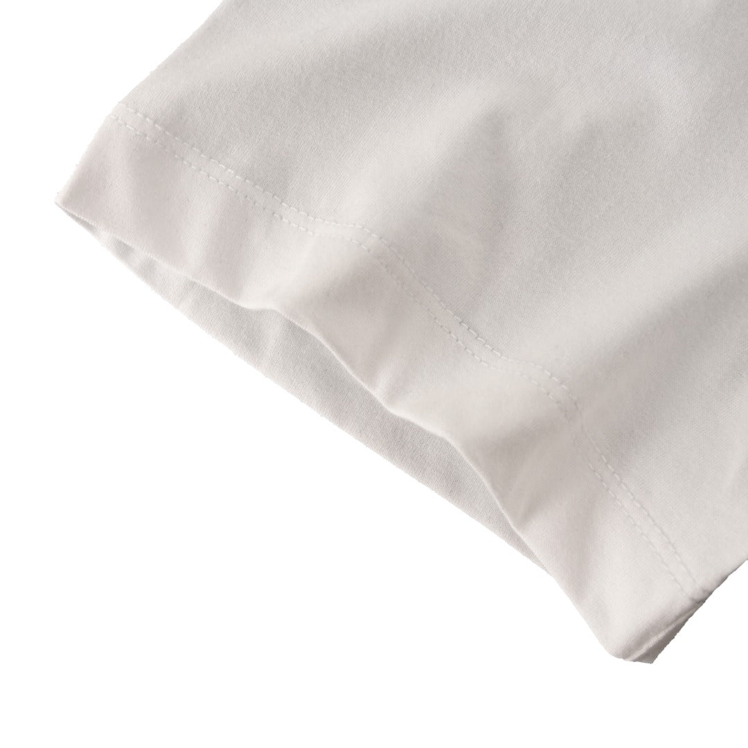 MONCLER MC Two-Tone Chest Print Short Sleeve T-Shirt