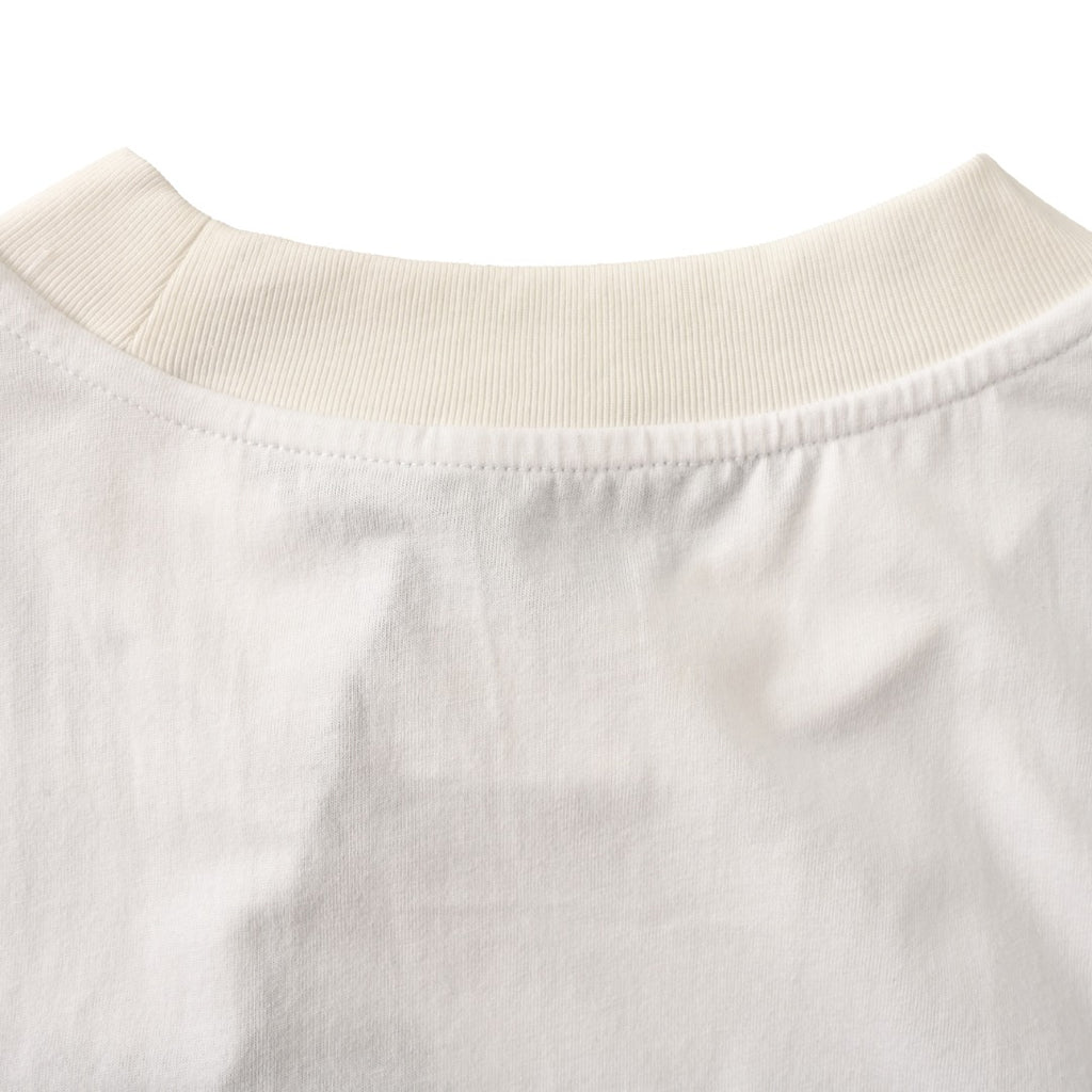 MONCLER MC Two-Tone Chest Print Short Sleeve T-Shirt