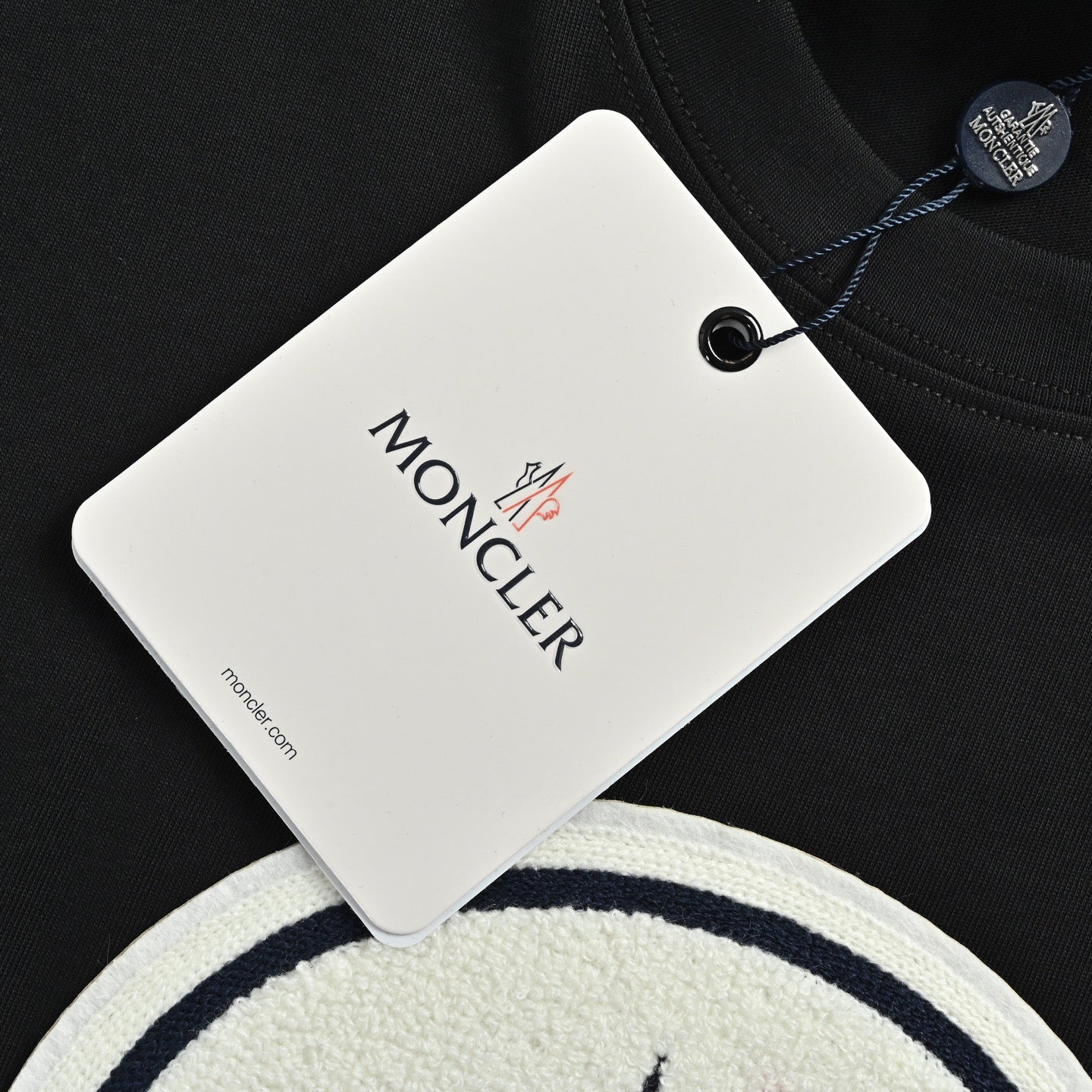 Moncler Towel Embroidery Logo Short Sleeve T-shirt