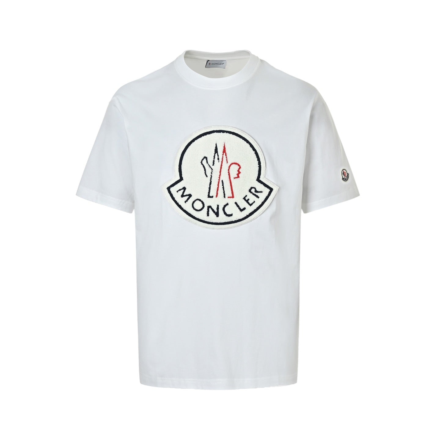 Moncler Towel Embroidery Logo Short Sleeve T-shirt