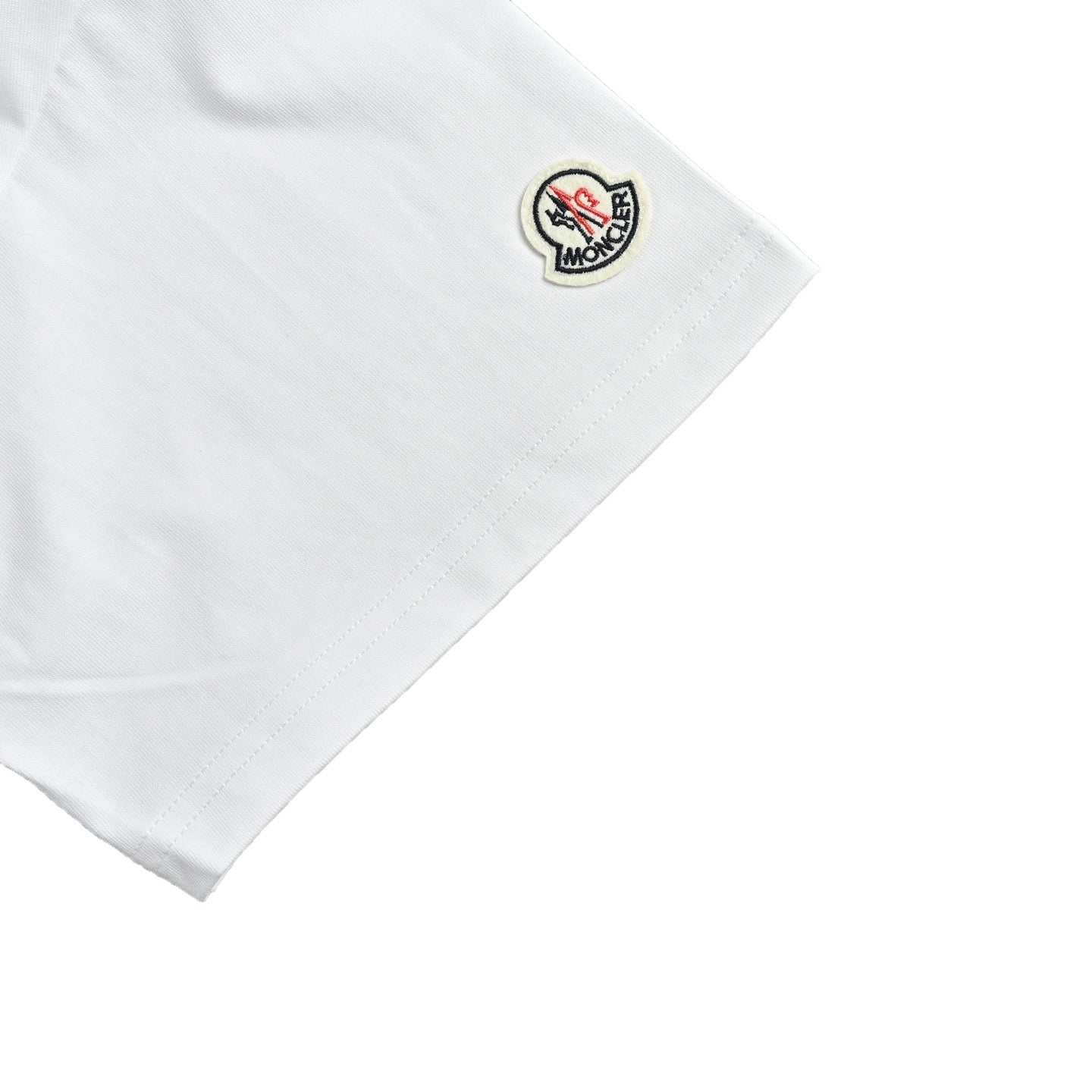 Moncler Towel Embroidery Logo Short Sleeve T-shirt