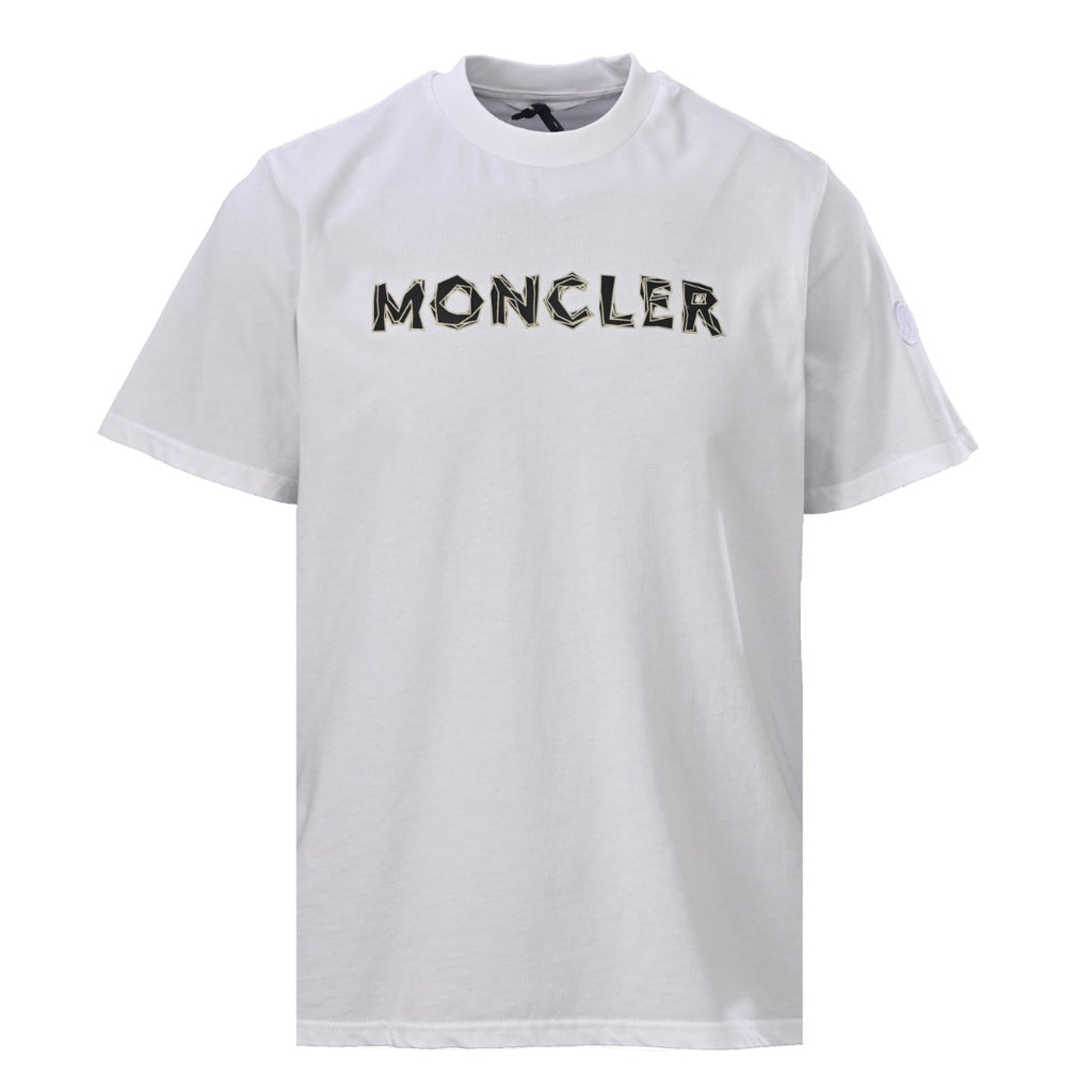 MONCLER MC Line Print Short Sleeve T-Shirt