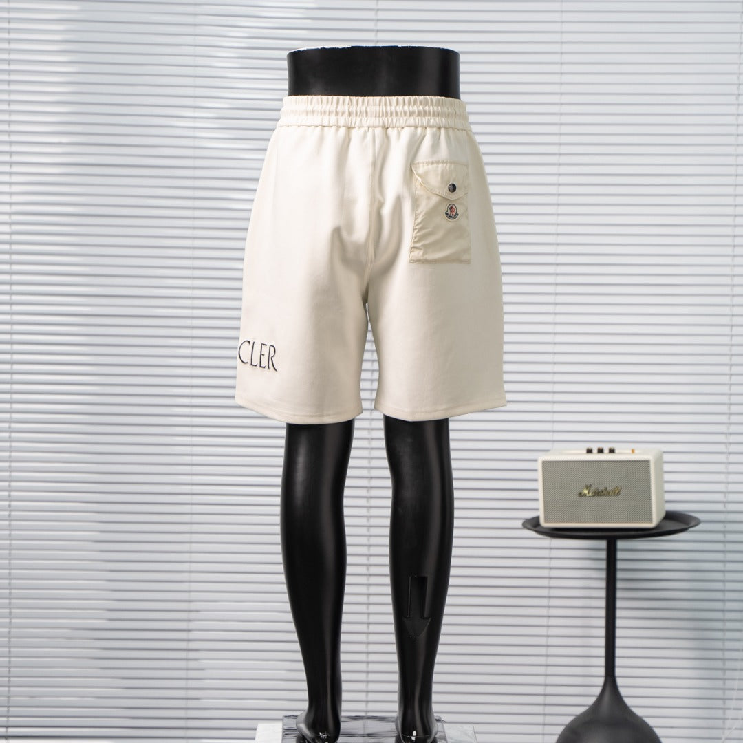 Moncler 2026SS New Embroidered Logo Shorts
