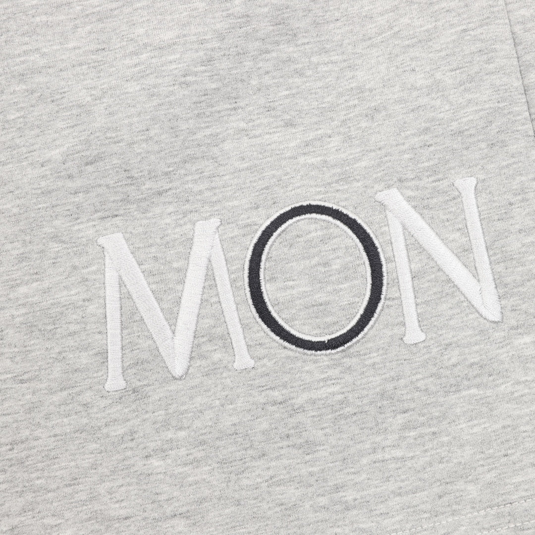 Moncler 26SS New Embroidered Logo Casual Couple Shorts
