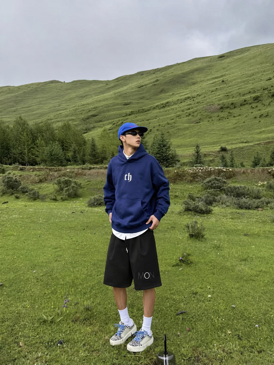 Moncler 26SS New Embroidered Logo Casual Couple Shorts