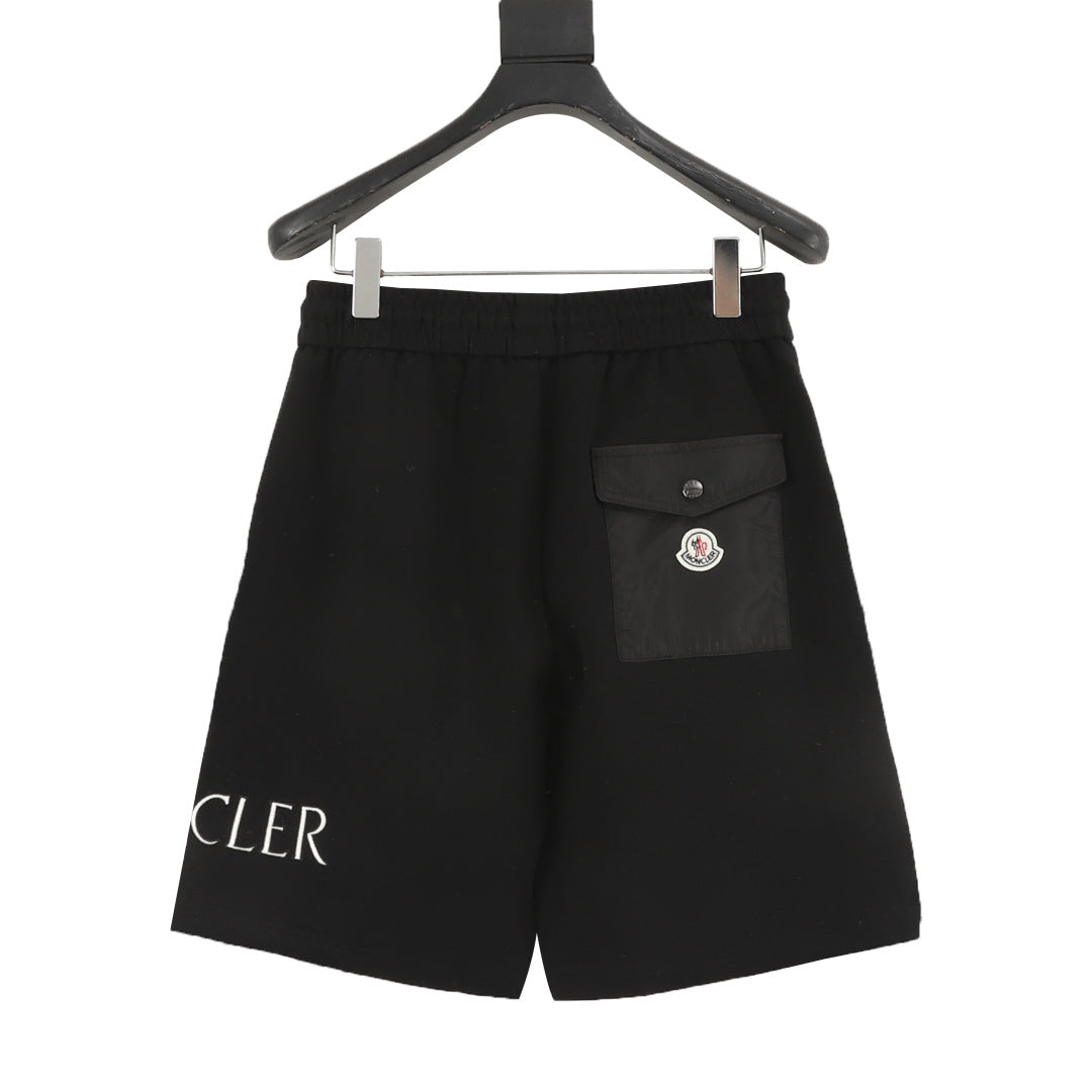 Moncler 26SS New Embroidered Logo Casual Couple Shorts