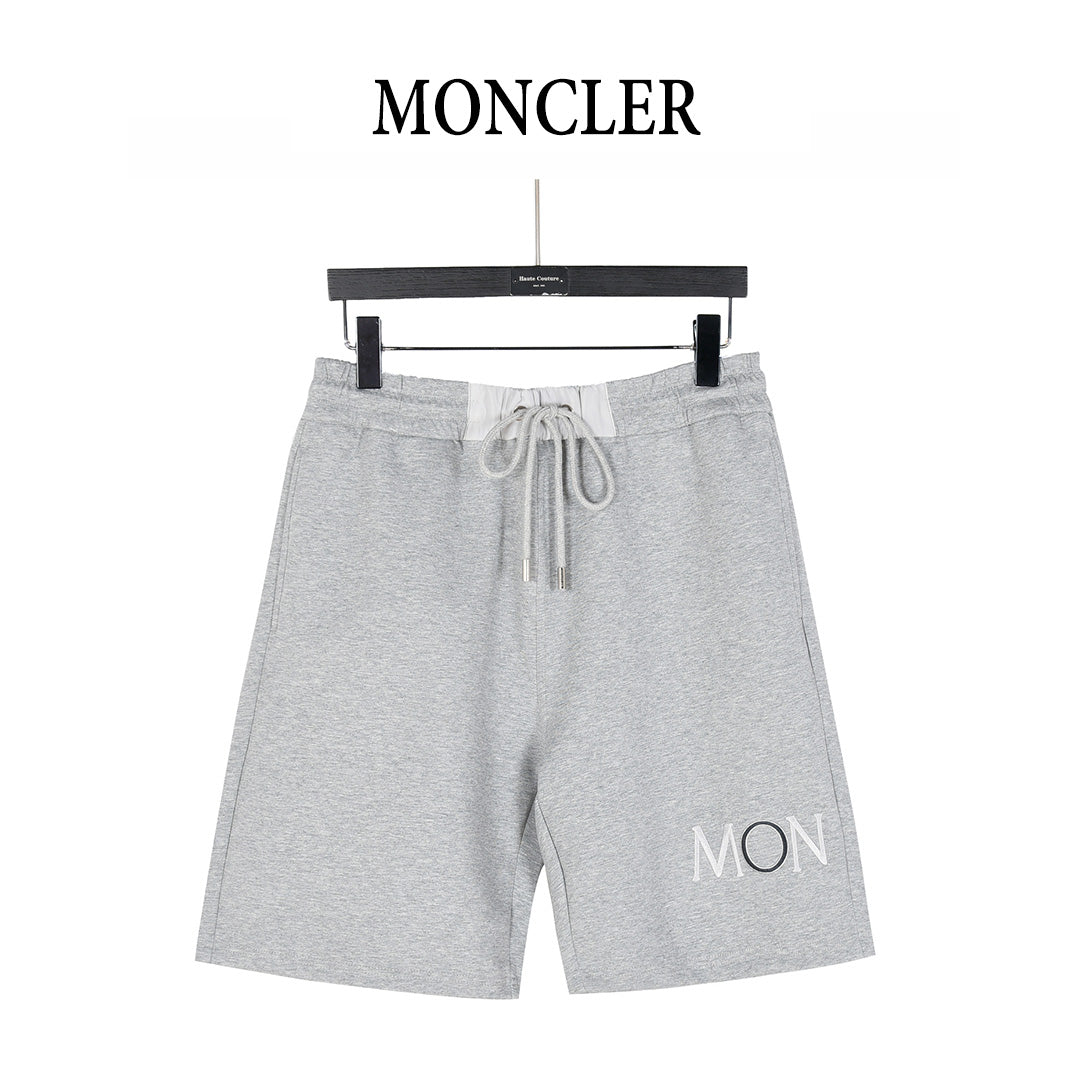 Moncler 26SS Shorts with Side Letter Logo & Back Pocket Badge Embroidery
