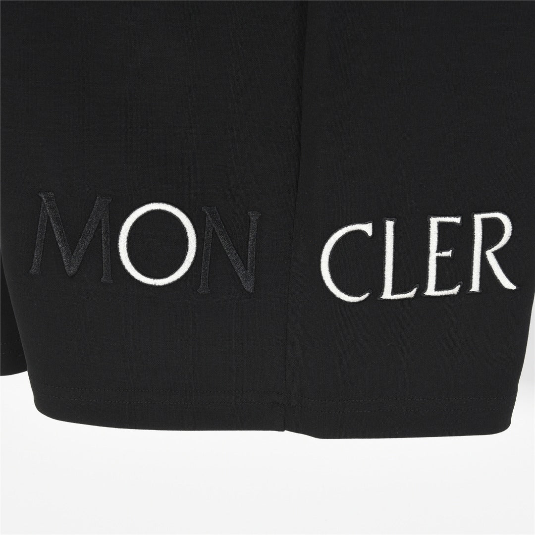 Moncler 26SS Shorts with Side Letter Logo & Back Pocket Badge Embroidery