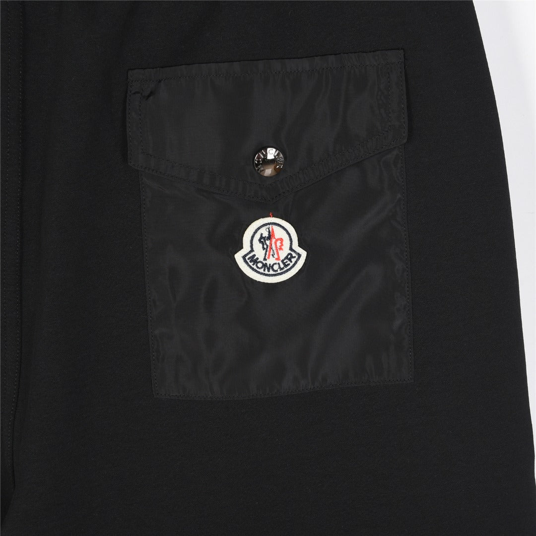Moncler 26SS Shorts with Side Letter Logo & Back Pocket Badge Embroidery