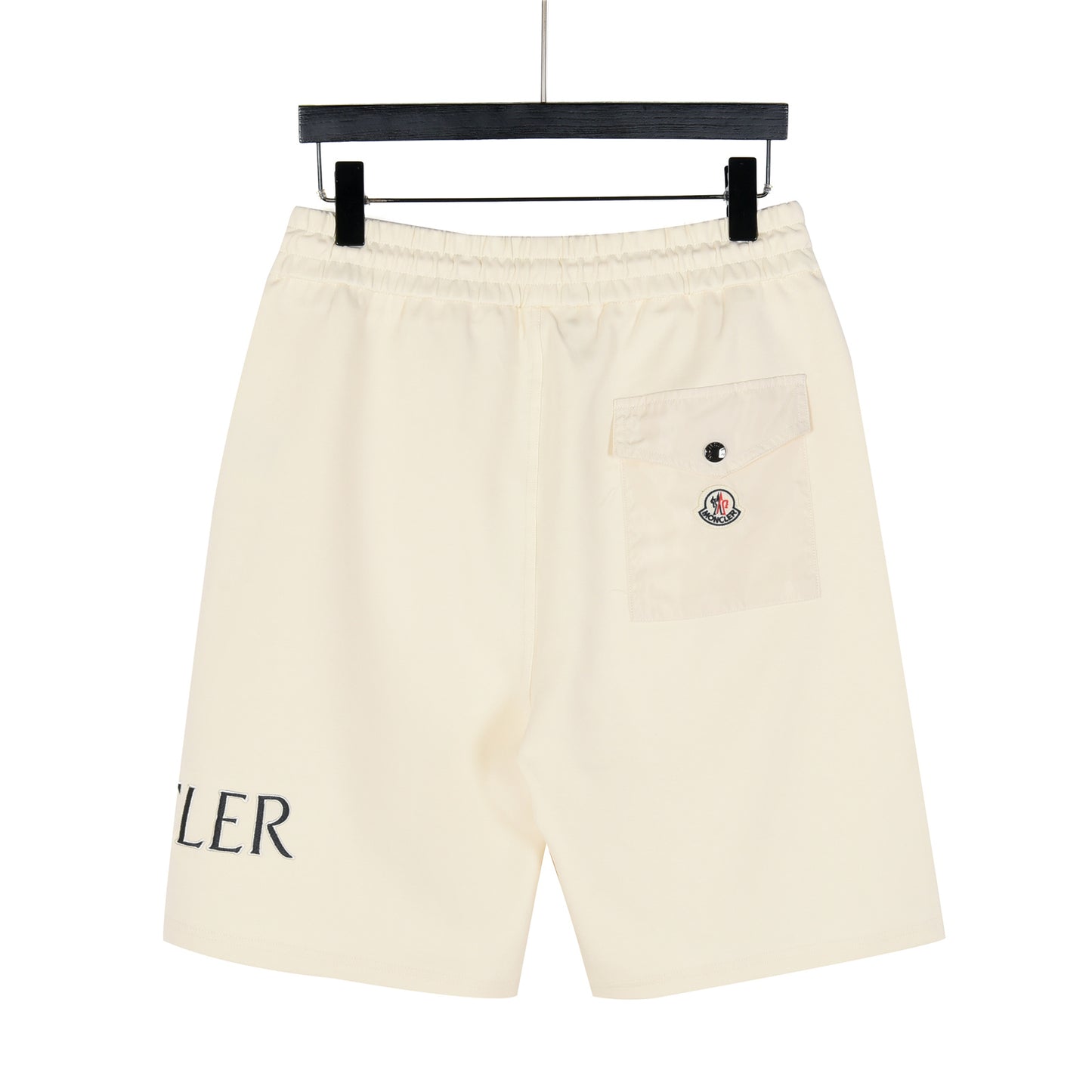 Moncler 26SS Shorts with Side Letter Logo & Back Pocket Badge Embroidery