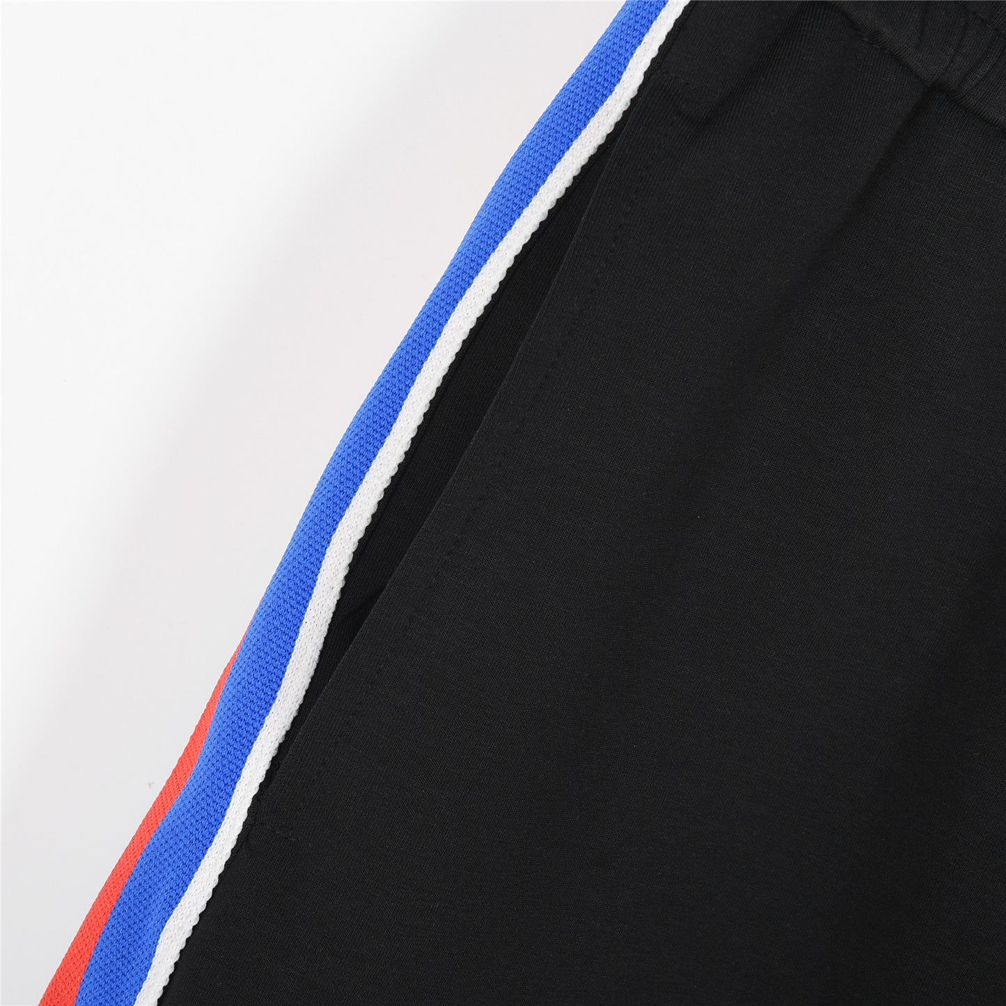 MONCLER 2026 SS New Side Webbing Red White Blue Letter Embroidered Shorts