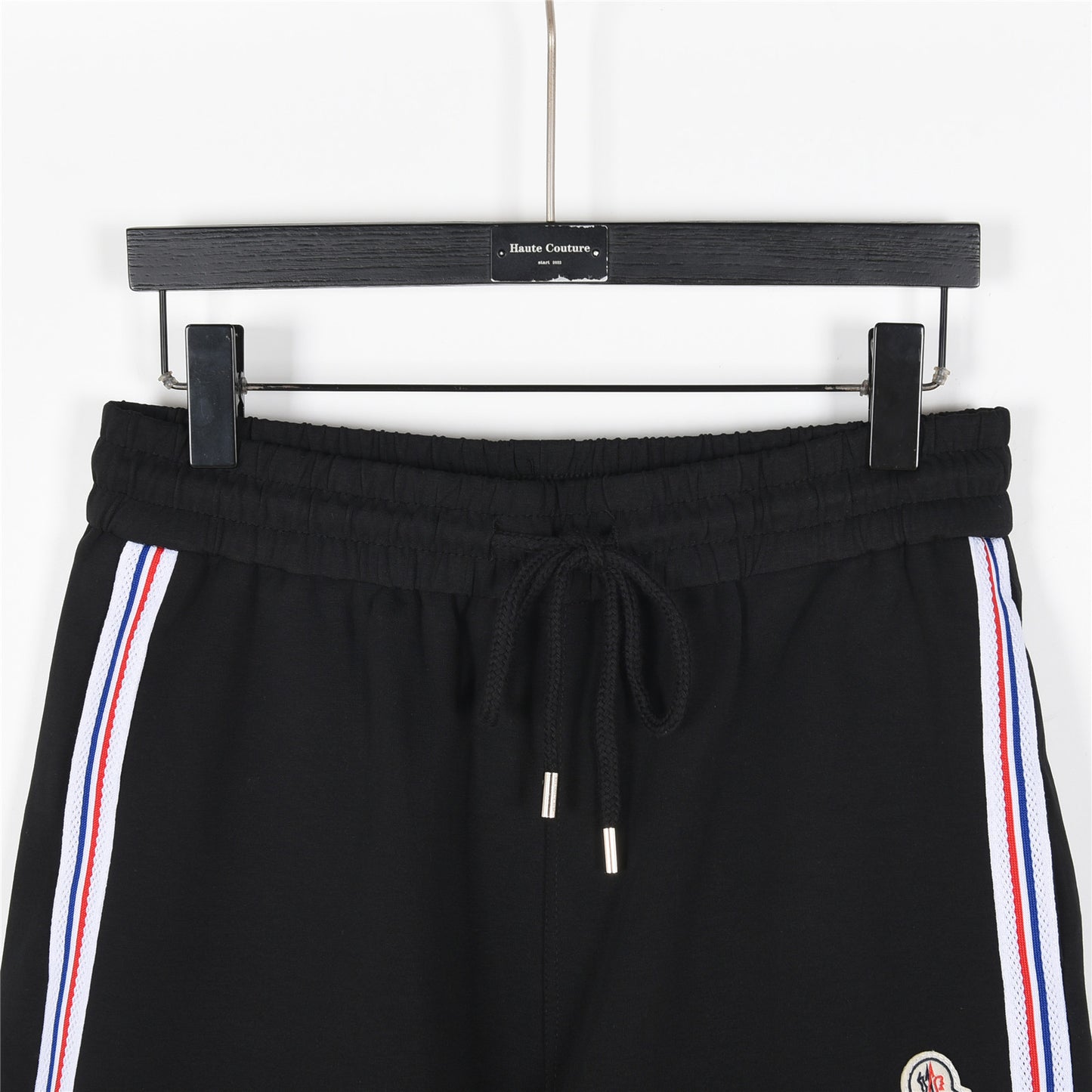 MONCLER 2026 SS New Side Webbing Red White Blue Letter Embroidered Shorts