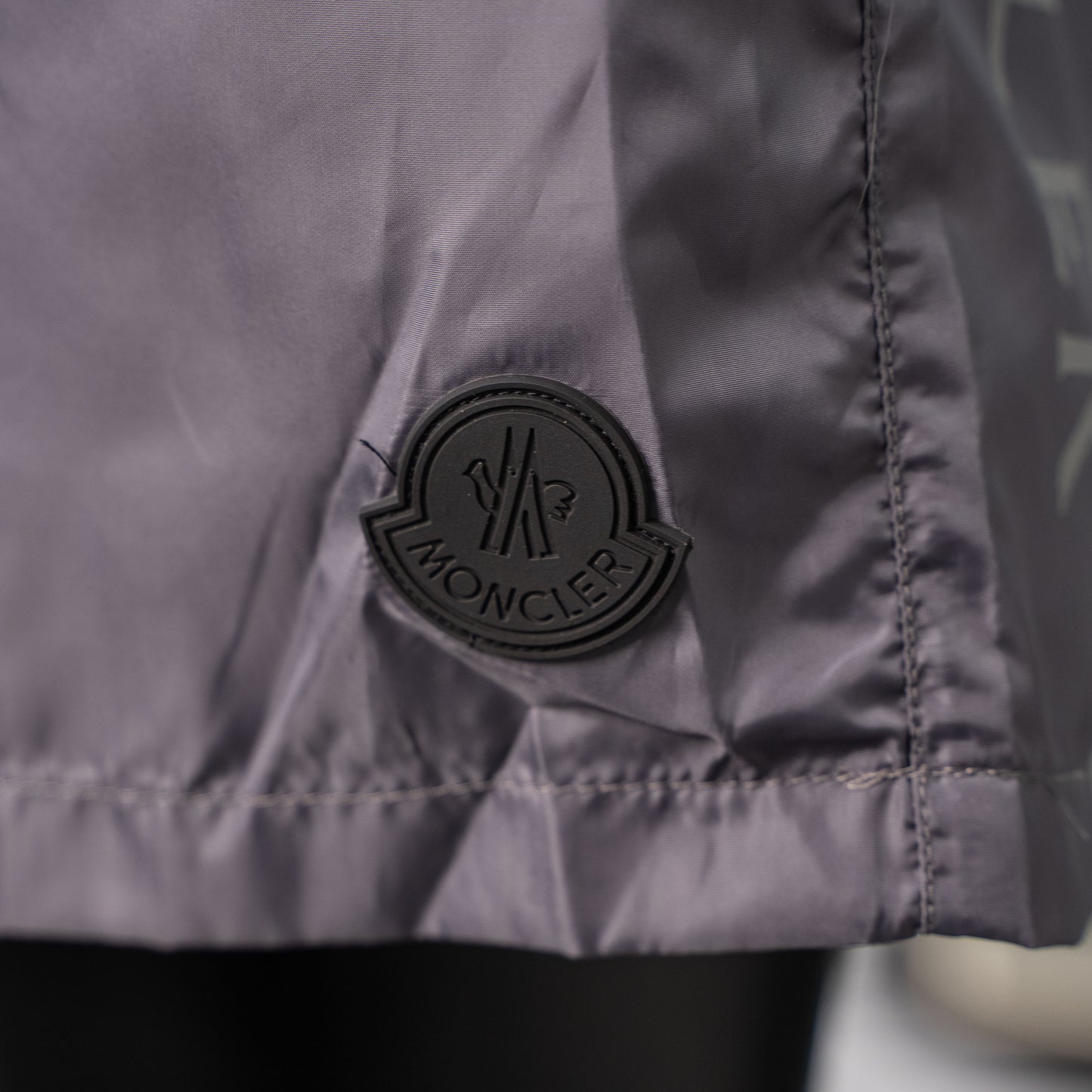 Moncler  Side Reflective Logo Print Shorts
