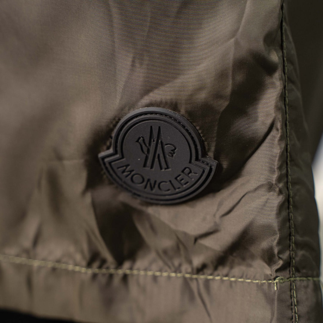Moncler  Side Reflective Logo Print Shorts